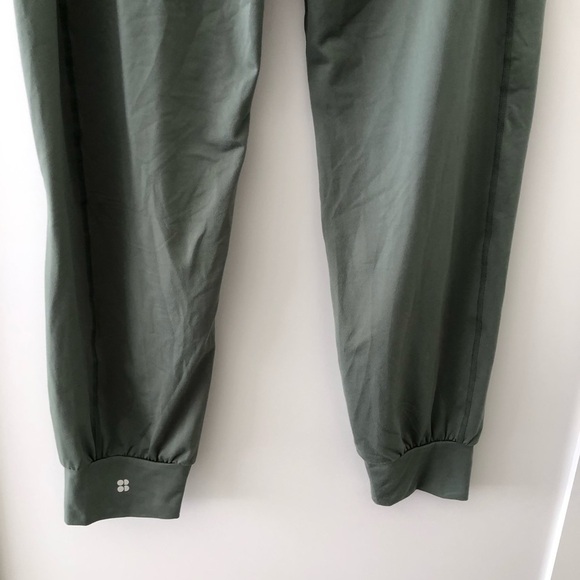 Sweaty Betty Sage Green Gary Yoga Trouser Joggers 14 - Picture 9 of 12